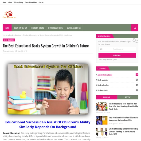 The Best Educational Books System Growth In Children's Future
