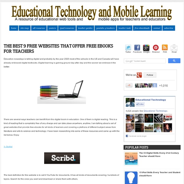 The Best 9 Free Websites That Offer Free eBooks for Teachers