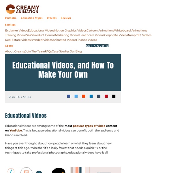 Educational Videos Maker Company