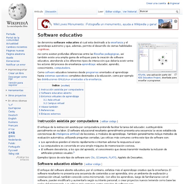 Software educativo