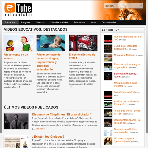 Educatube.es - Videos educativos