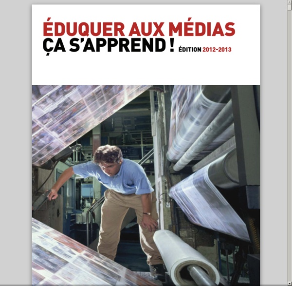 Eduquer aux médias-CLEMI-2012/13