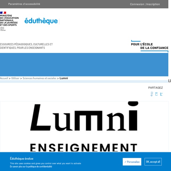 Éduthèque - Partenaire Sciences humaines