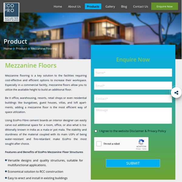 Cost - Effective Mezzanine Flooring Material For Home & Office