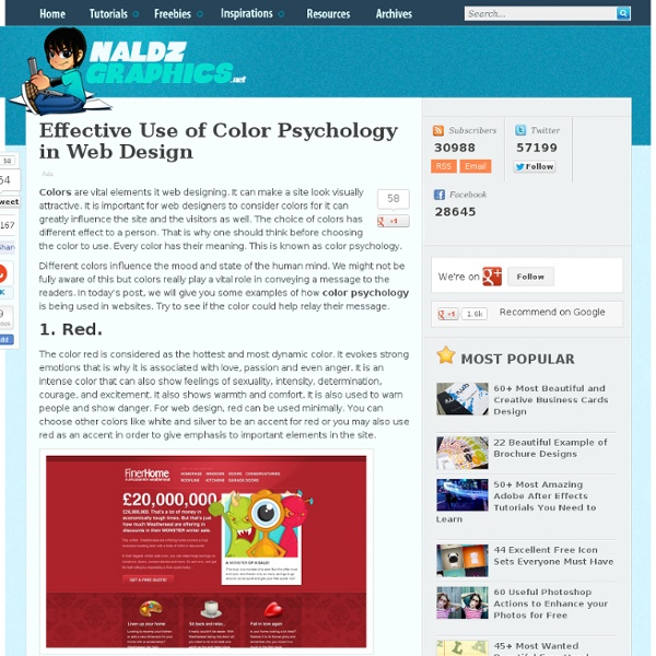 Effective Use of Color Psychology in Web Design