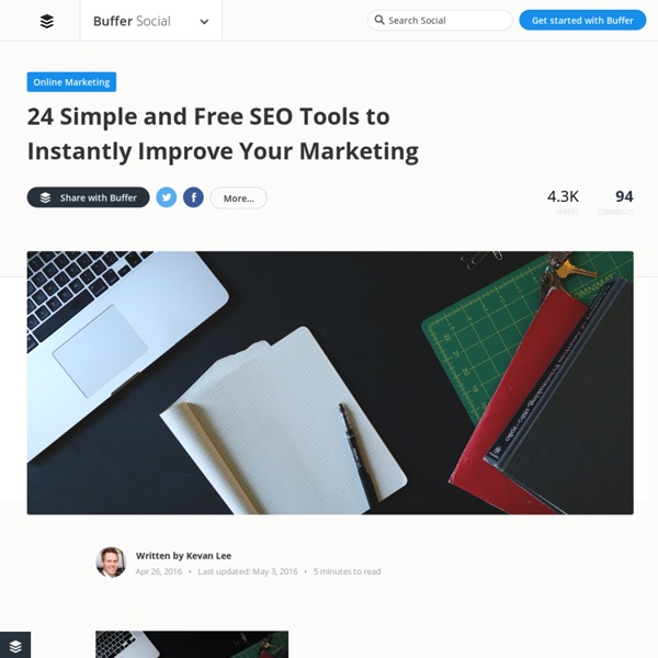 21 Simple and Free SEO Tools