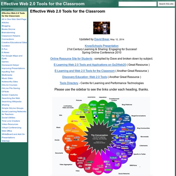 Effective Web 2.0 Tools for the Classroom