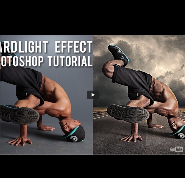 Hard Light Effects in Photoshop - (PSD Box)
