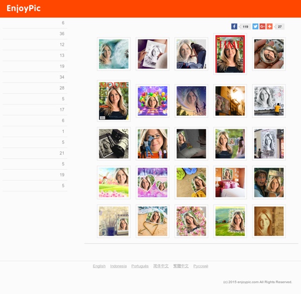 Effets Photo et collages - Fun Photo en ligne - Photos sympas sur enjoypic.com
