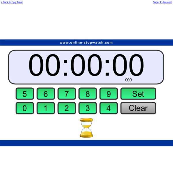 Egg Timer Pearltrees