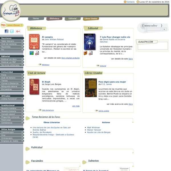 Elaleph.com - Libros en español, digitales e impresos en demanda