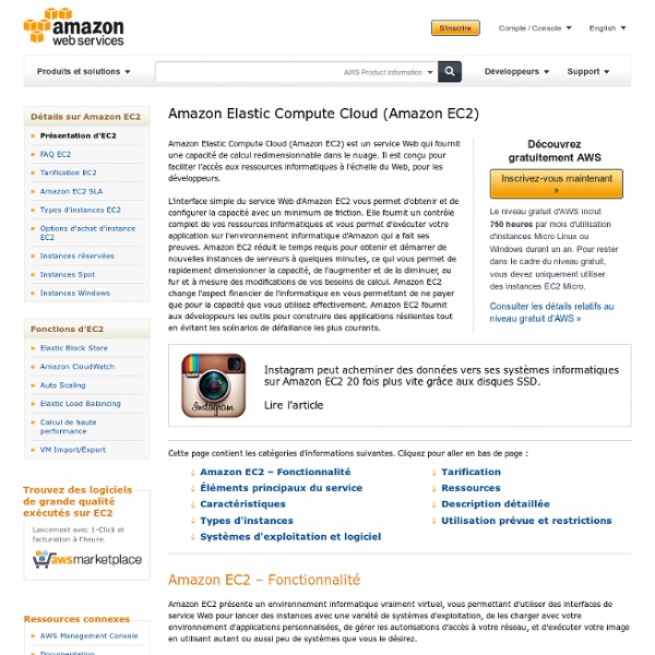 Elastic Compute Cloud (Amazon EC2)