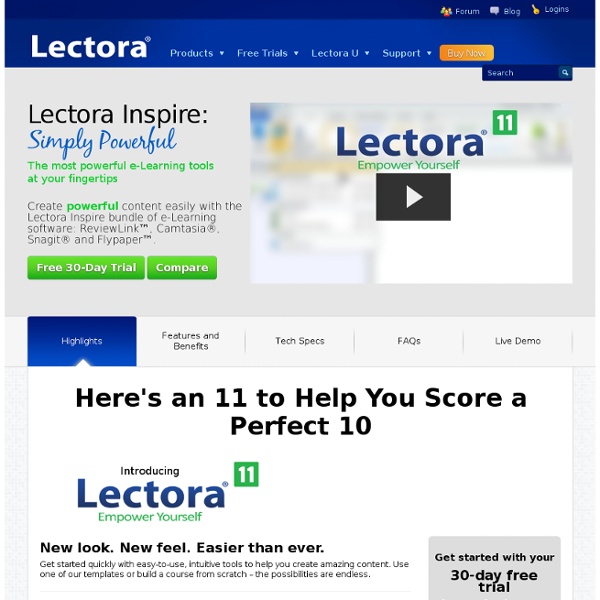 E-Learning Software, e-Learning Tools