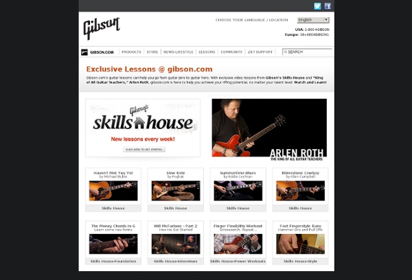 Guitar Lessons: Learn to Play The Guitar With Free Online Guitar Lessons and Guitar Playing Videos and Tabs