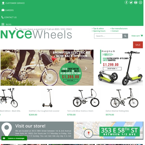 NYCeWheels - Electric Bikes