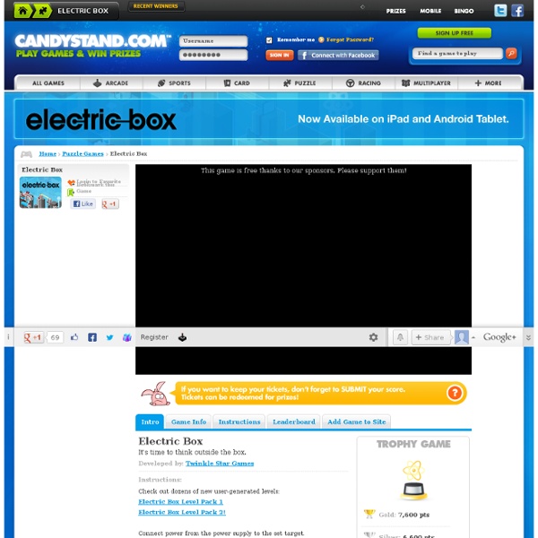 Electric Box - Puzzle Games - Free Online Games