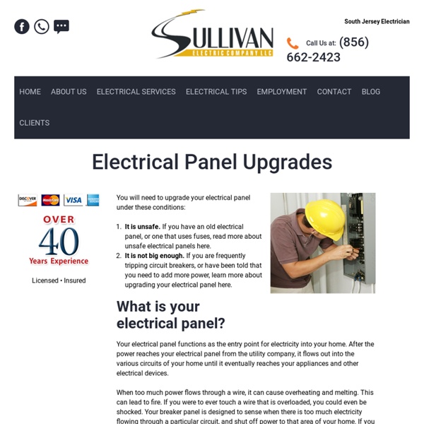 Electrical Panel Upgrades - South Jersey - Sullivan Electric Company LLC