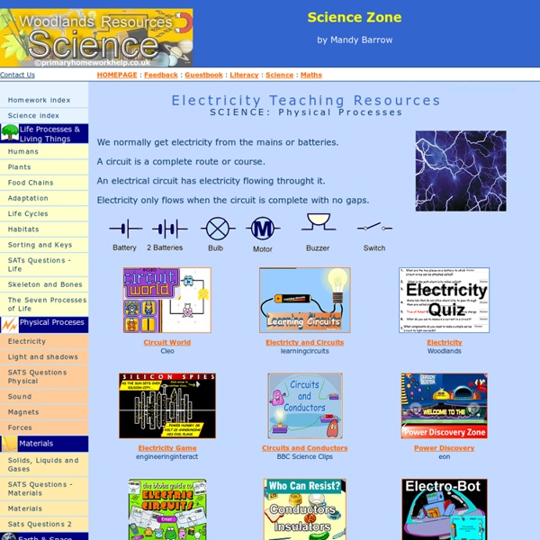 Electricity Interactive Games and Activities Woodlands Science Zone