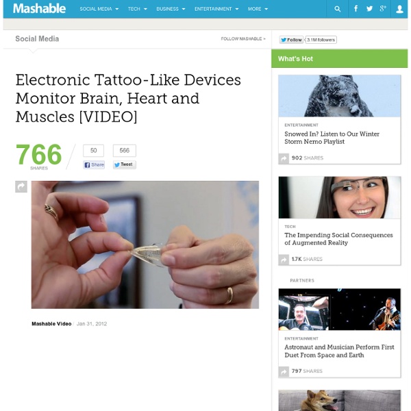 Electronic tattoos