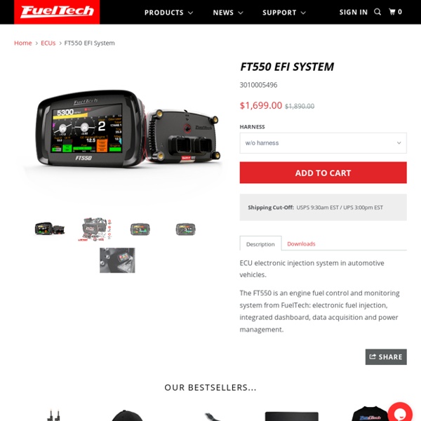 FuelTech FT550 EFI System. Electronic Fuel Injection - ECU & Dashboard! - FuelTech USA
