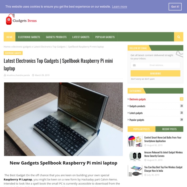 Spellbook Raspberry Pi mini laptop