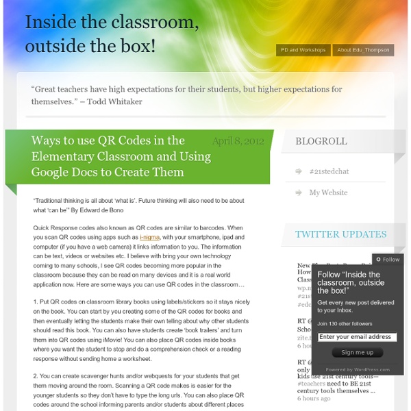 Inside the classroom ötletei a googledocs-szal