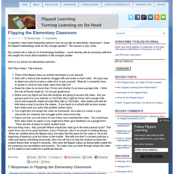 Flipping the Elementary Classroom