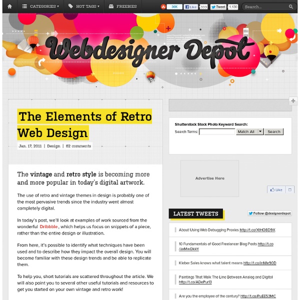 The Elements of Retro Web Design