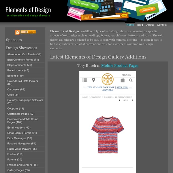 Elements of Design: A Web Design Showcase