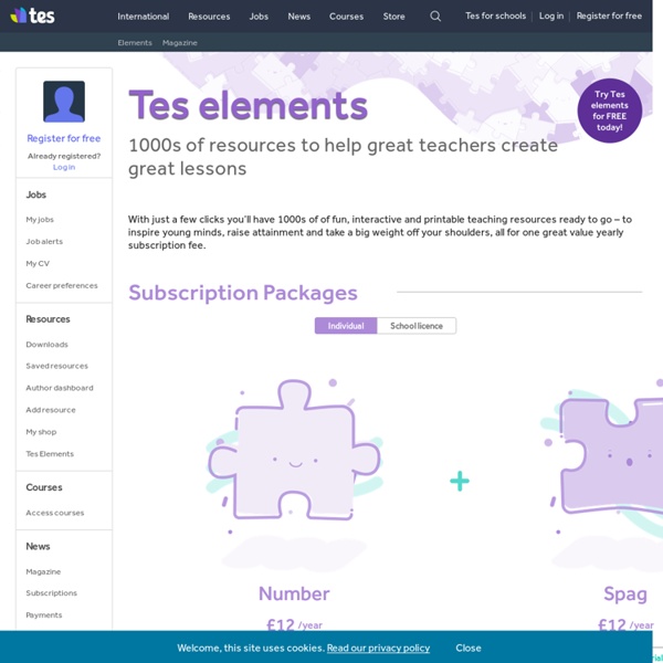 TES iboard: Hundreds of interactive resources ideal for whiteboards