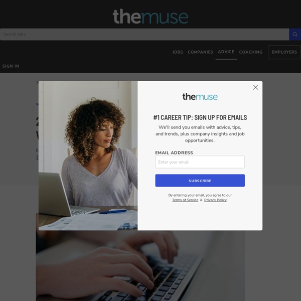 Email Templates for Work Settings - The Muse
