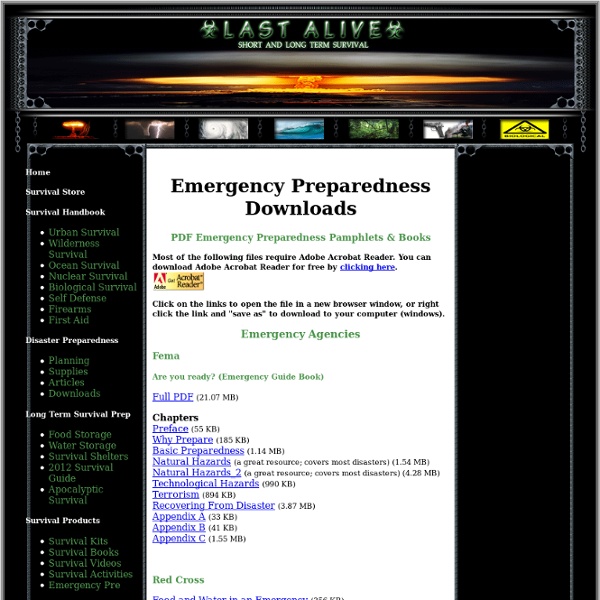 Last Alive - Emergency Preparedness Downloads