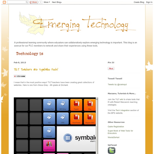 Emerging Technology in Education