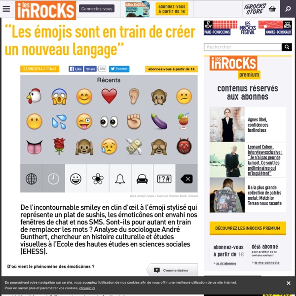 "Les émojis sont en train de créer un nouveau langage"