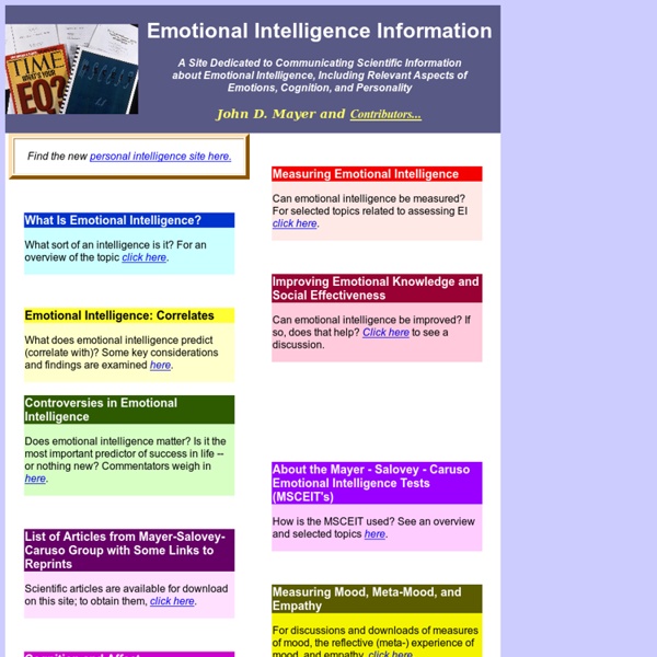 Emotional Intelligence