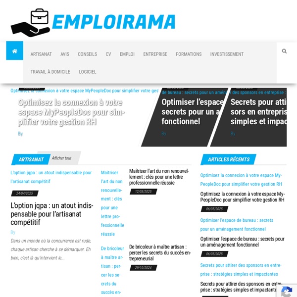 EMPLOIRAMA.COM : Offres d'emploi et recrutement