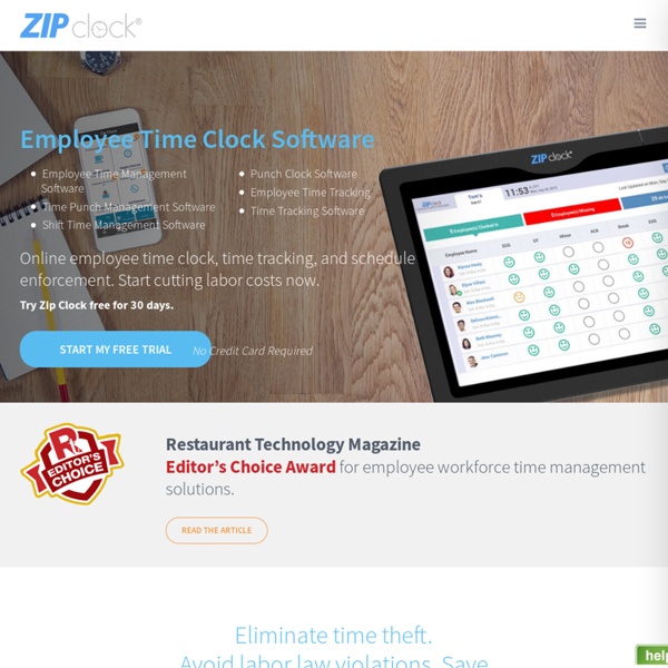 Employee Time Clock Software, Time Tracking Software, Punch Clock Management