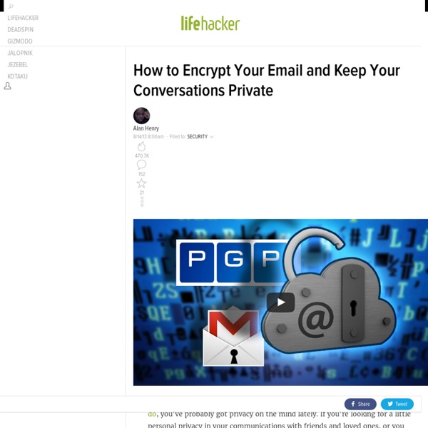 How to Encrypt Your Email and Keep Your Conversations Private