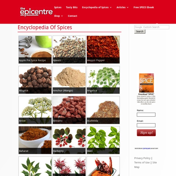Encyclopedia of spices