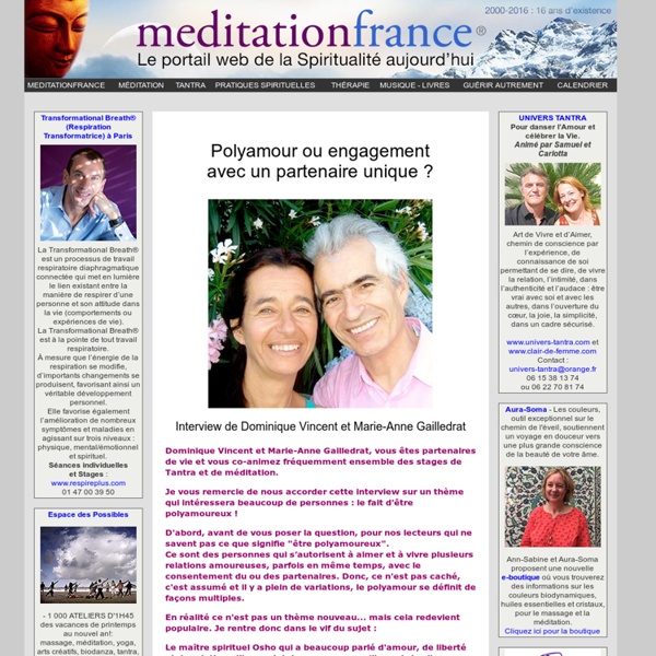 La méditation au quotidien