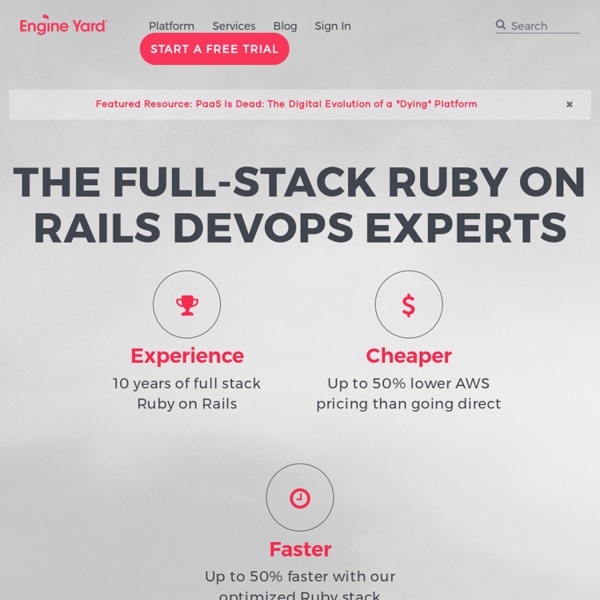 Ruby On Rails and PHP Cloud Hosting PaaS