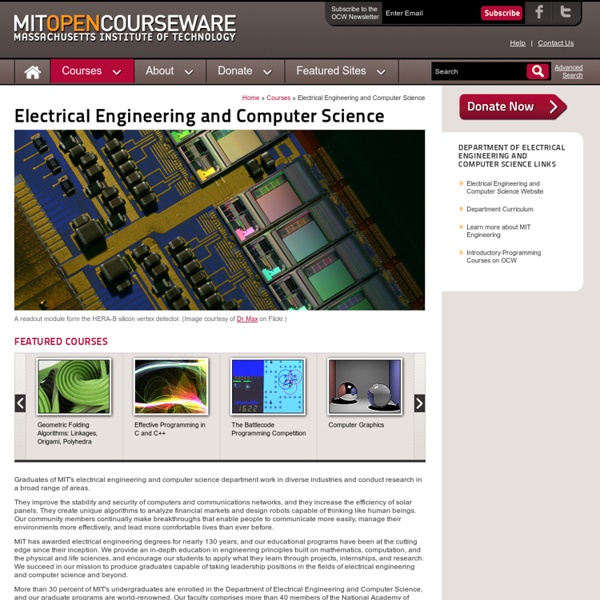 Electrical Engineering and Computer Science