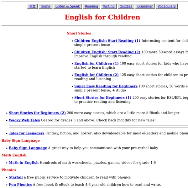 English for Children | Pearltrees