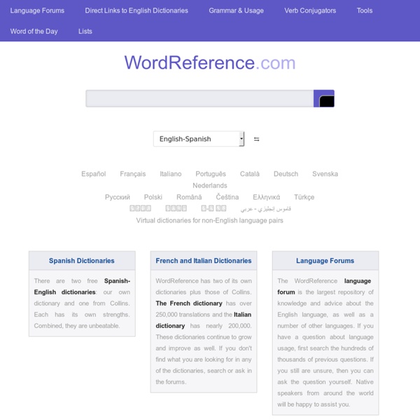 Inglés a Francés, Diccionario italiano, alemán y español