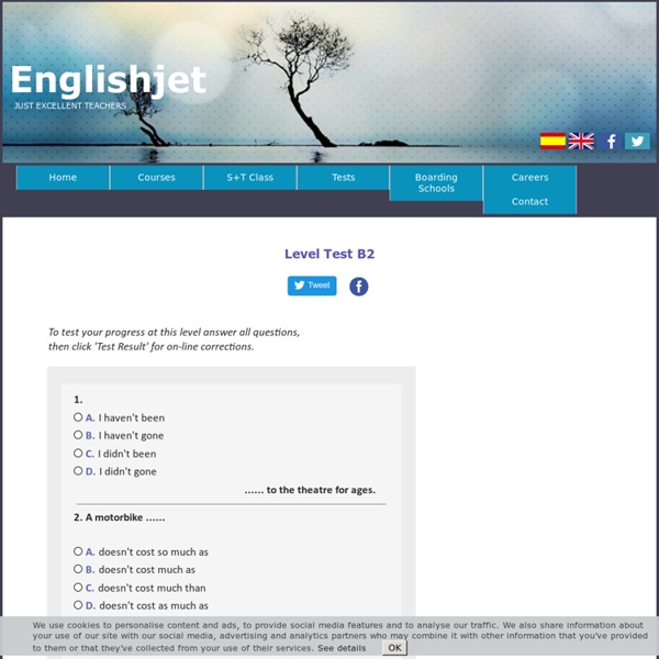 English Level Test B2 Upper-Intermediate
