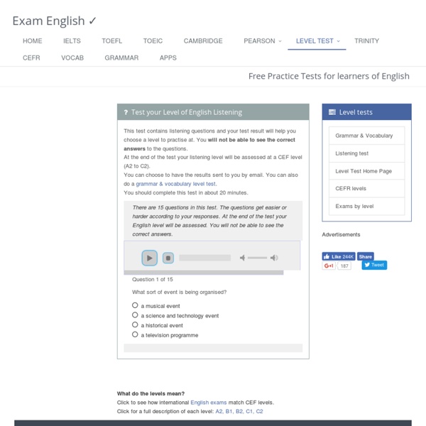 English Listening Level Test - How well do you understand English? Which Engl...