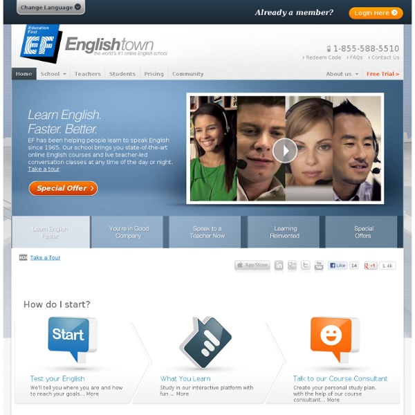 Learn English Online at Englishtown. Learning English has never been this easy