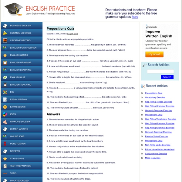 English Practice – Learn and Practice English Online