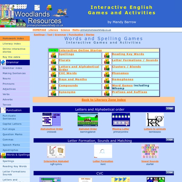 English Spelling Games and Activities