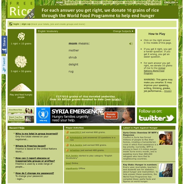 Free Rice